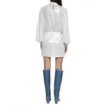 BLANCA VITA Abelia Laminated Mini Dress BL-8735245795540-42