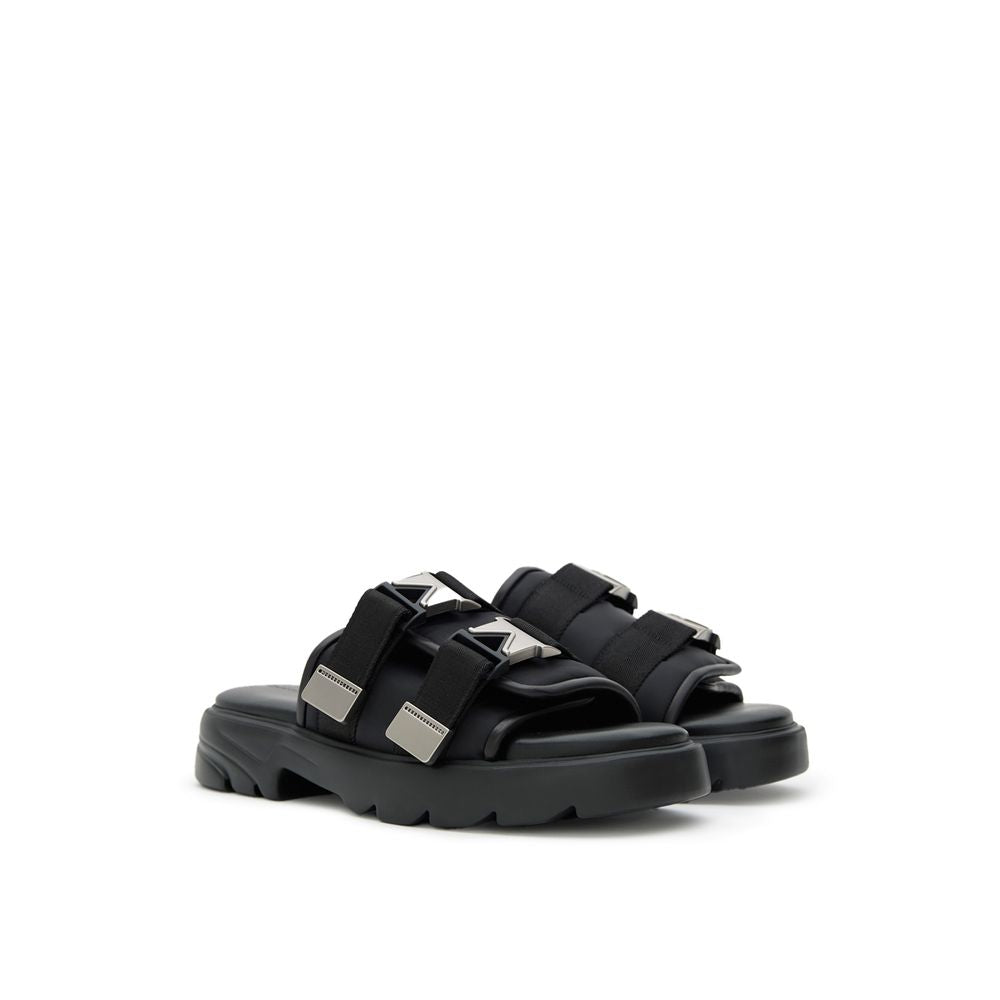 Bottega Veneta Black Cotton Slipper BO-10137676-EU43/US10