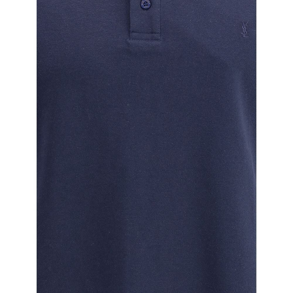 Saint Laurent Cassandre cotton polo Shirt SA-798944Y37HC4140-L