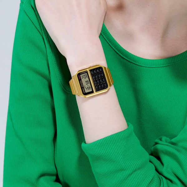 CASIO VINTAGE Mod. CALCULATOR EDGY COLLECTION - GOLD ***SPECIAL PRICE*** WATCHES