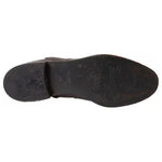 Dolce & Gabbana Brown Leather AMORE Flats Ankle Boots Shoes LA10908-37.5
