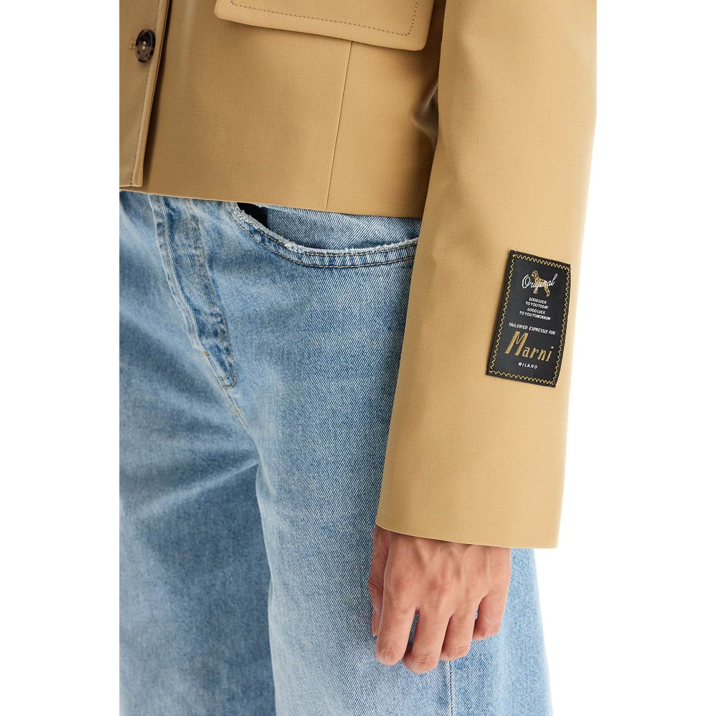 Marni short wool blend jacket