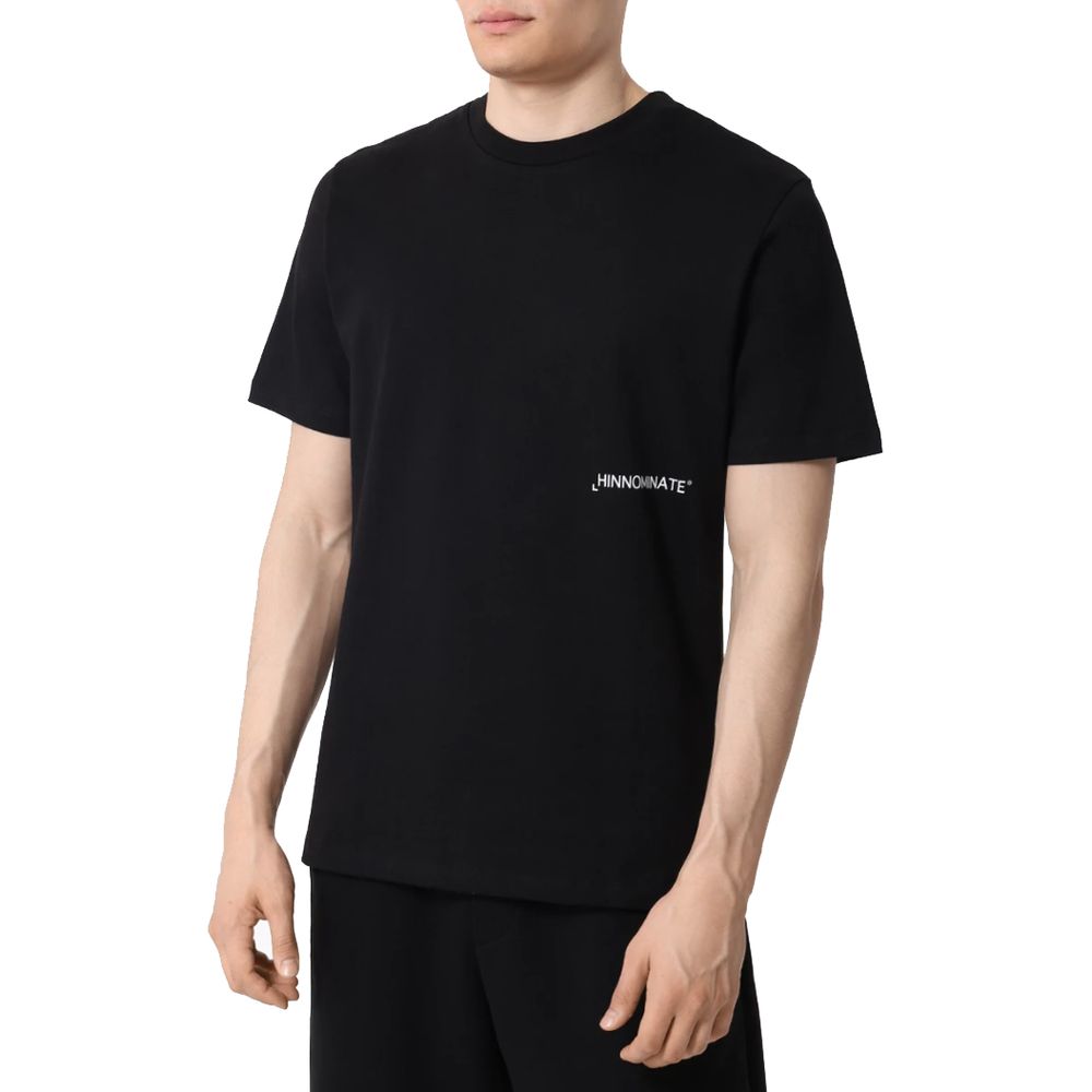 Hinnominate Black Cotton T-Shirt