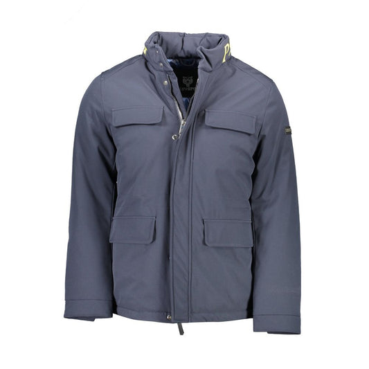 Plein Sport Blue Polyester Men's Jacket