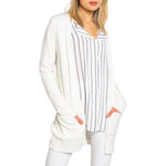 Vila Clothes White Viscose Cardigan VI-2492000008-IT38|XS