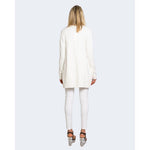 Vila Clothes White Viscose Cardigan VI-2492000008-IT38|XS