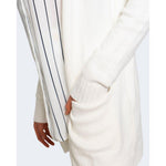 Vila Clothes White Viscose Cardigan VI-2492000008-IT38|XS