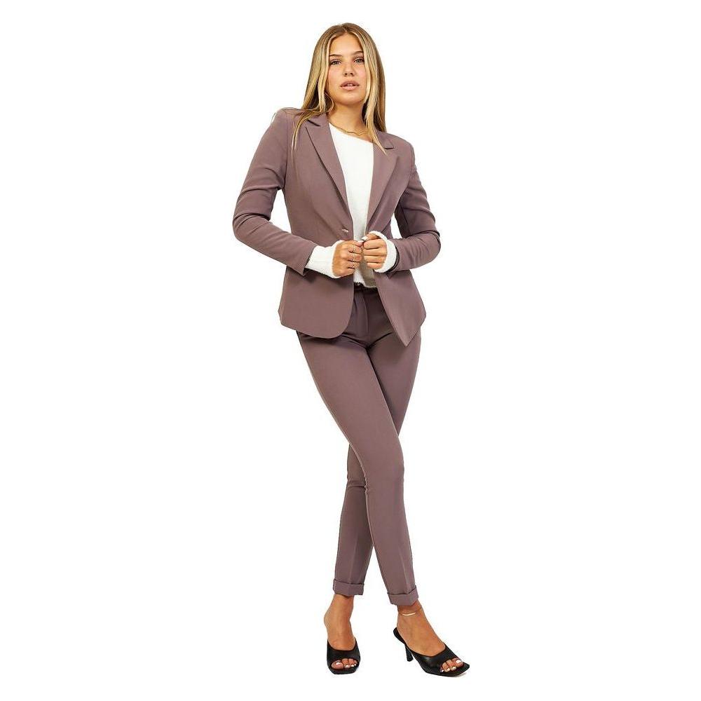 Yes Zee Gray Polyester Suits & Blazer YE-13701-XL