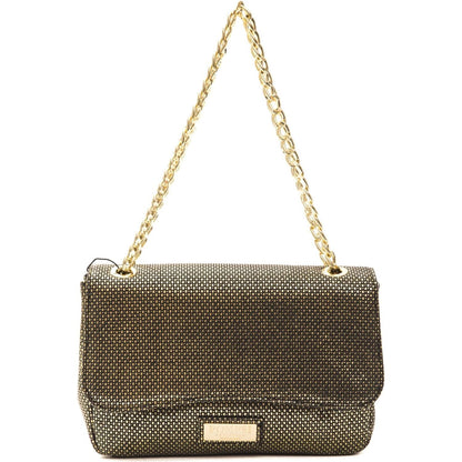 Pompei Donatella Black Leather Women Crossbody Bag