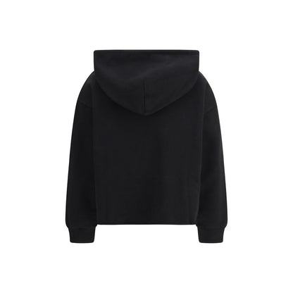 MM6 Black Cotton Sweatshirt