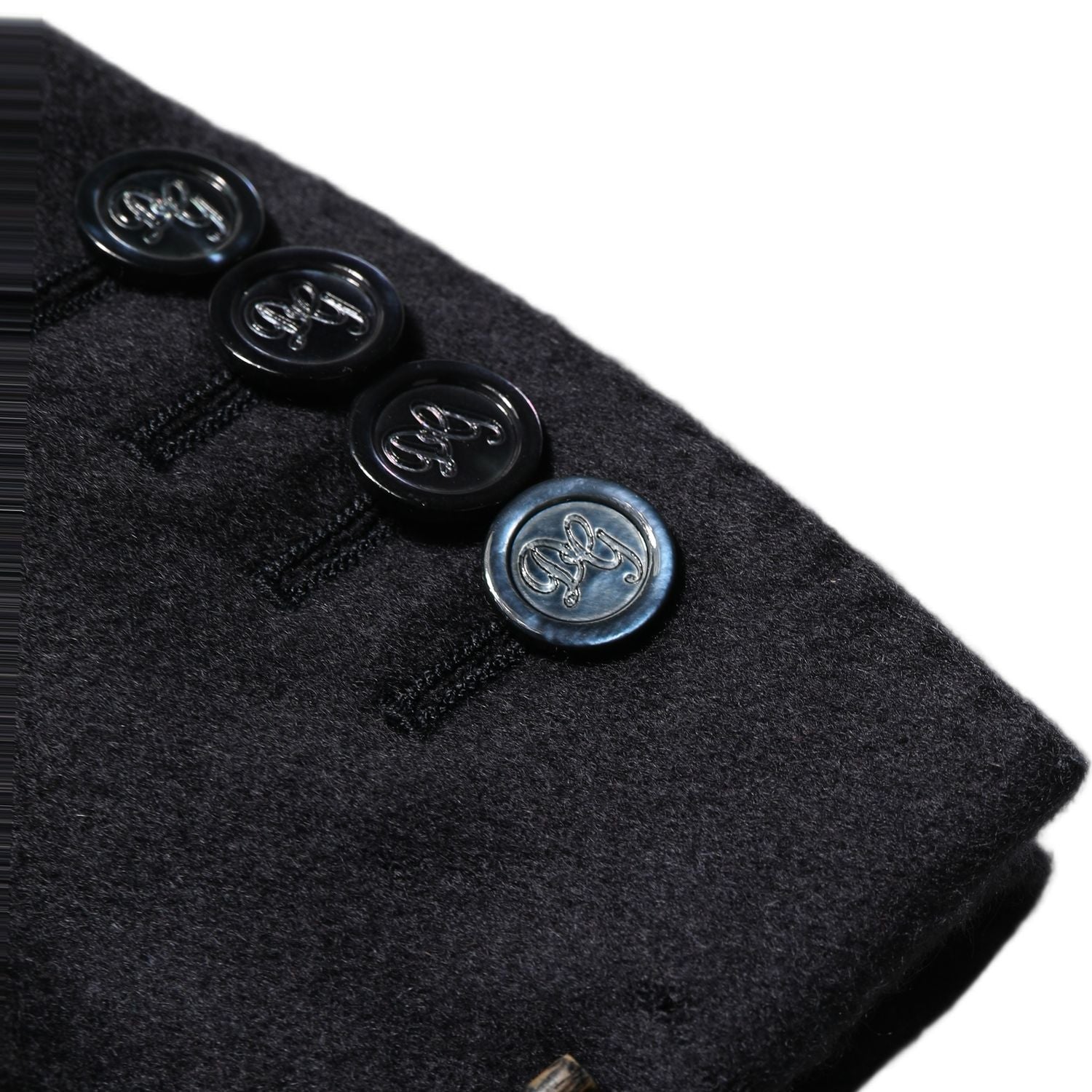 Dolce & Gabbana Black Cashmere Single Breasted Blazer Jacket