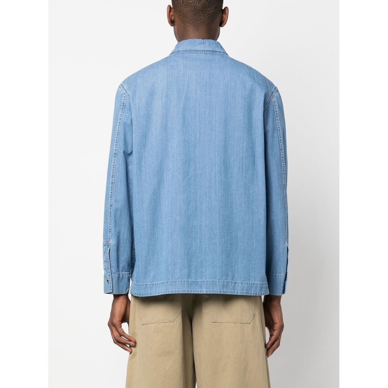 Lanvin Shirts Clear Blue Shirts