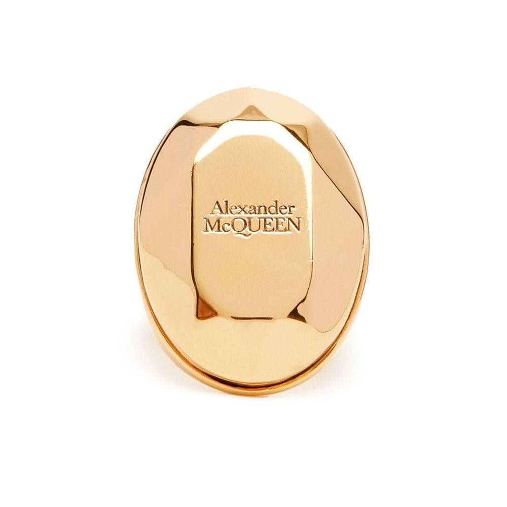 Alexander McQueen The Faceted Stone Ring
