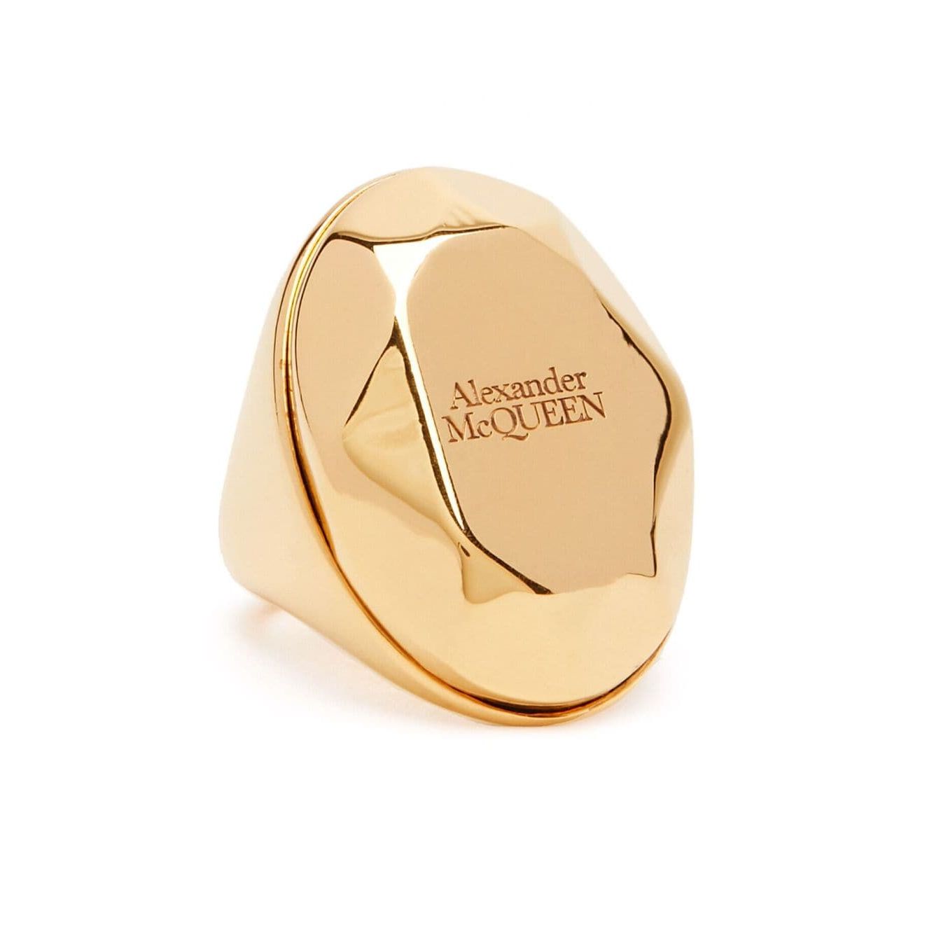 Alexander McQueen The Faceted Stone Ring