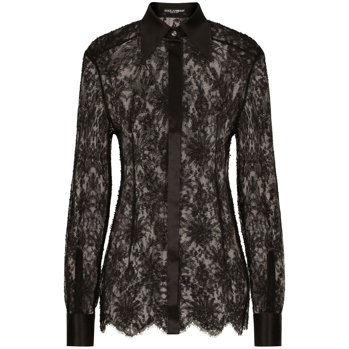 Dolce & Gabbana Semi-transparent shirt Shirts