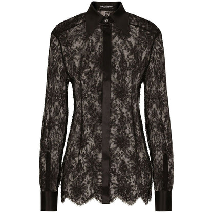 Dolce & Gabbana Semi-transparent shirt Shirts
