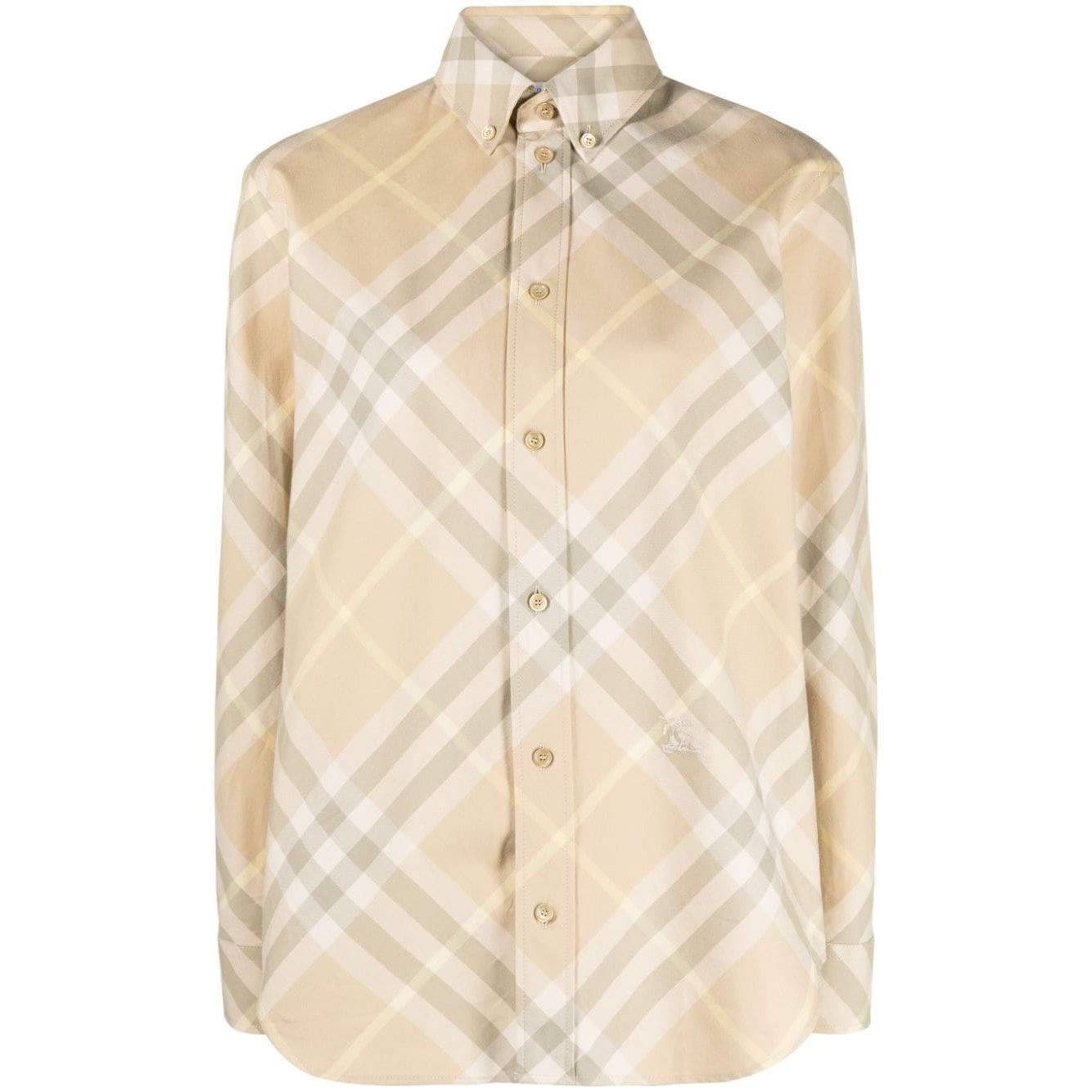Burberry check motif shirt Shirts