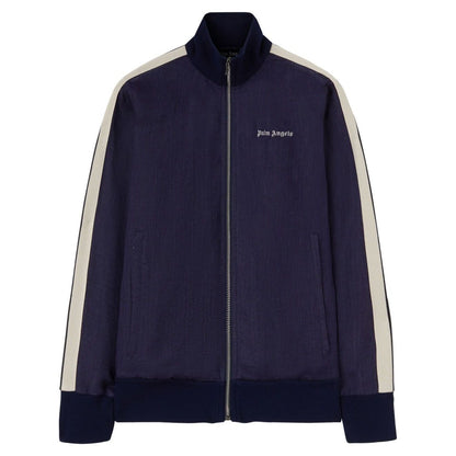 Palm Angels Sweaters Blue Topwear