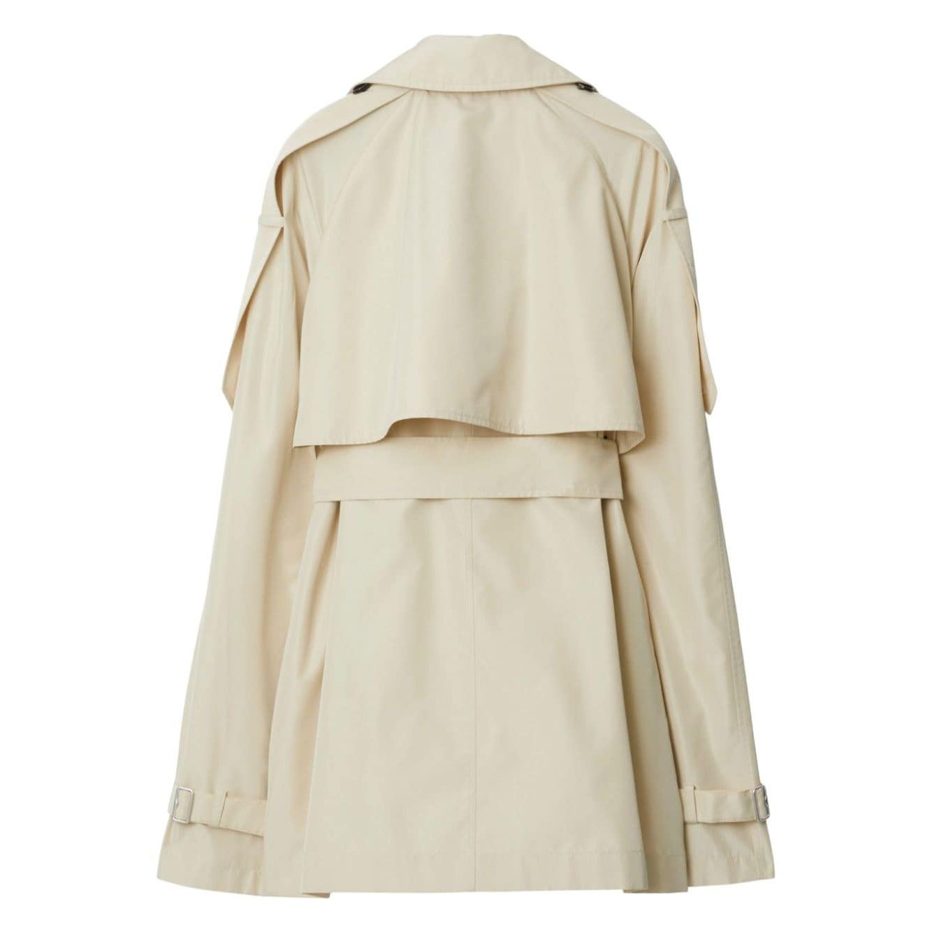 Burberry Short silk trench coat