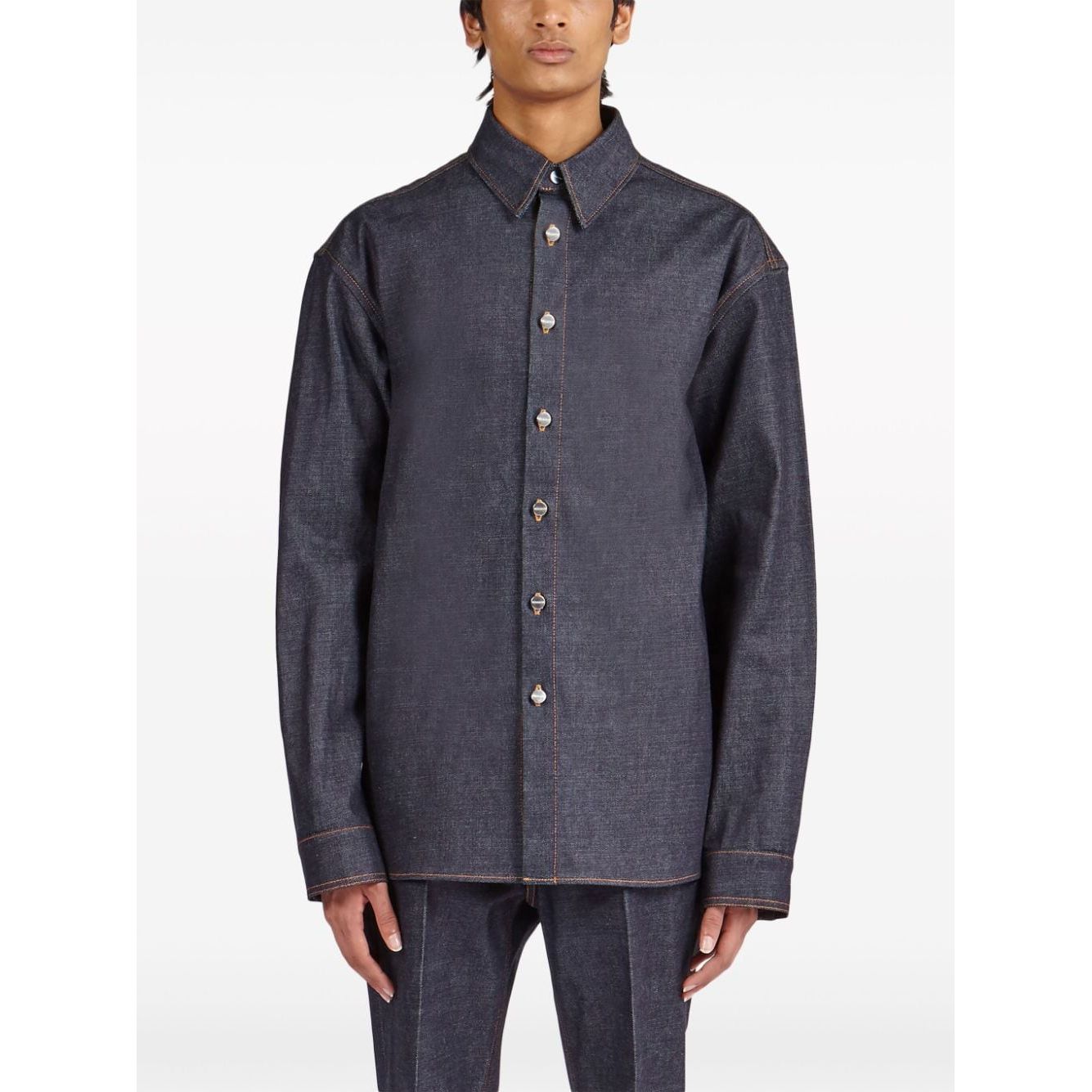 Ferragamo Shirts Blue