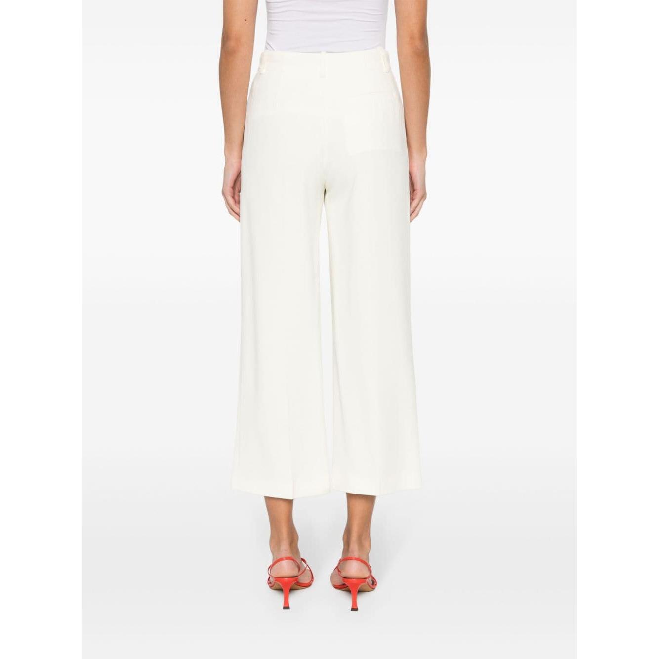 Erika Cavallini Semi-Couture Trousers White P4SR03A20