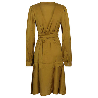 SILK95FIVE Dresses Golden