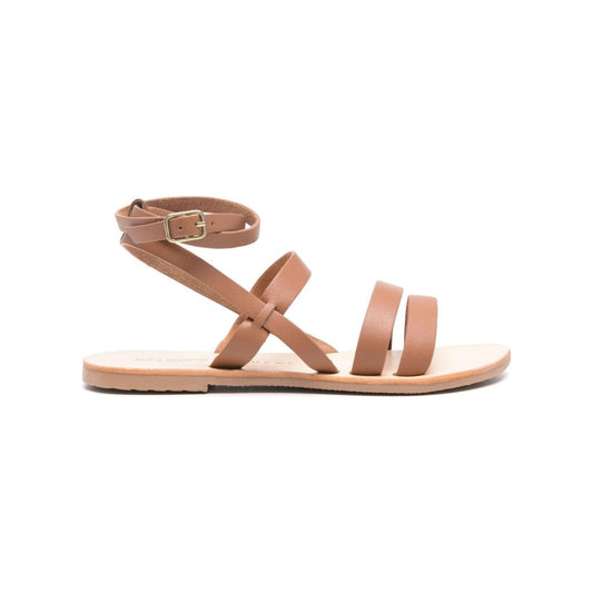 MANEBI Sandals Leather Brown