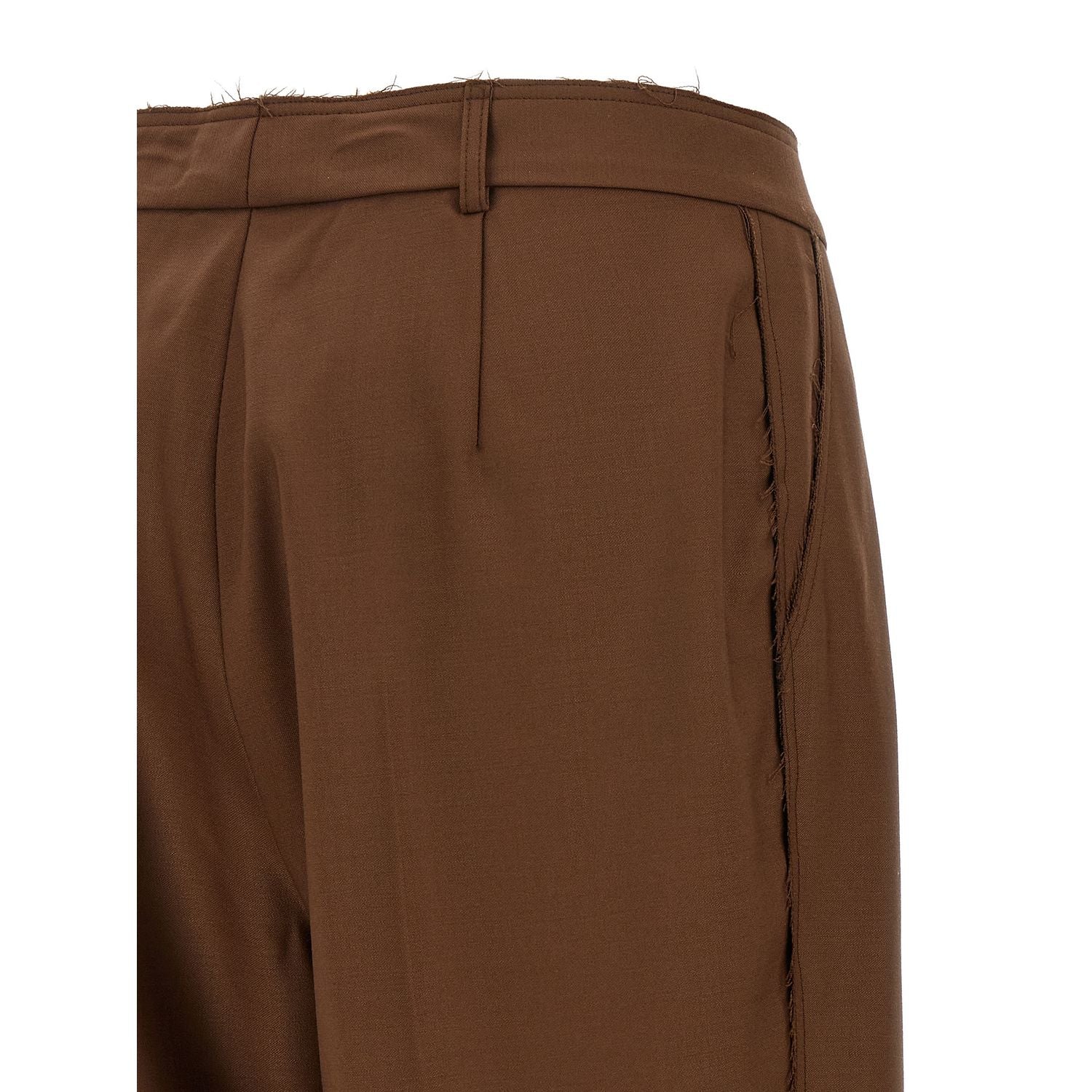 Gianluca Capannolo Beige Wool Casual Pants