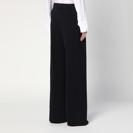 Dries Van Noten Wide black cotton trousers 111071610/Q_DRVNO-900_323