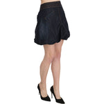 Exte Blue Jeans Denim Cotton Stretch A-line Mini