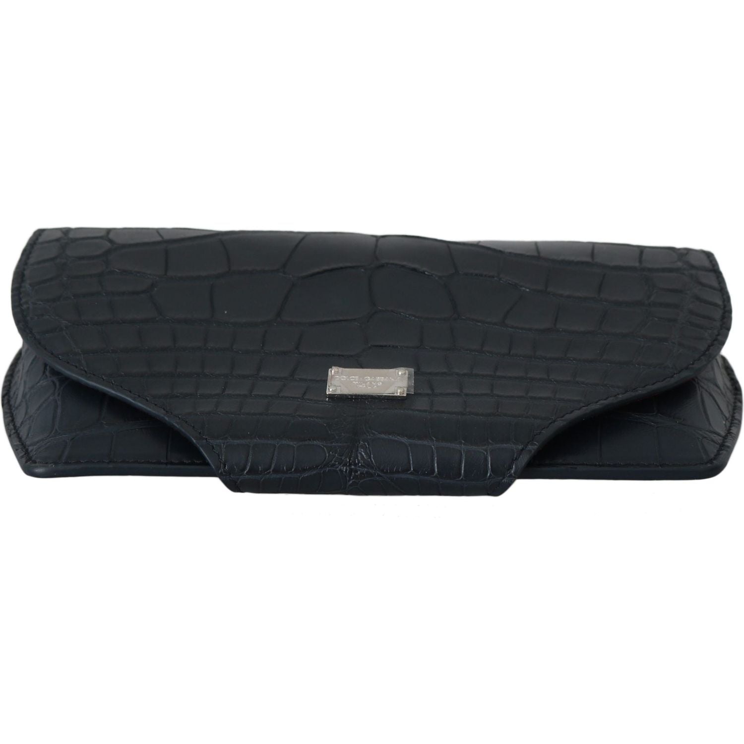 Dolce & Gabbana Blue Crocodile Eyewear Sunglasses Case Cover Pouch