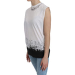 Dsquared² White Sleeveless T-shirt Tank Cotton Top