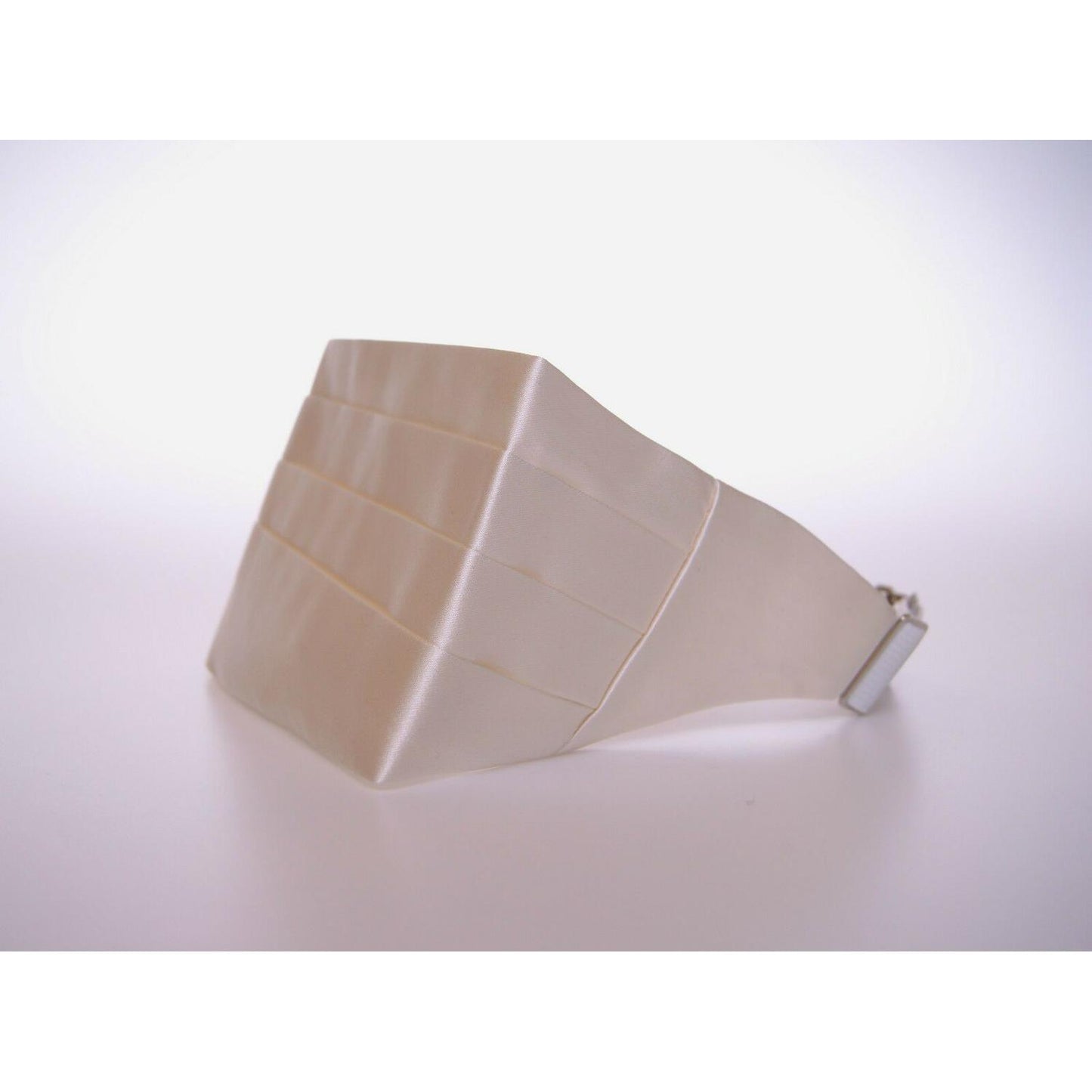 Dolce & Gabbana White Waist Tuxedo Smoking Belt Cummerbund