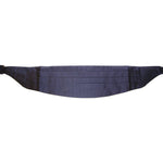 Dolce & Gabbana Blue Waist Smoking Tuxedo Cummerbund Belt