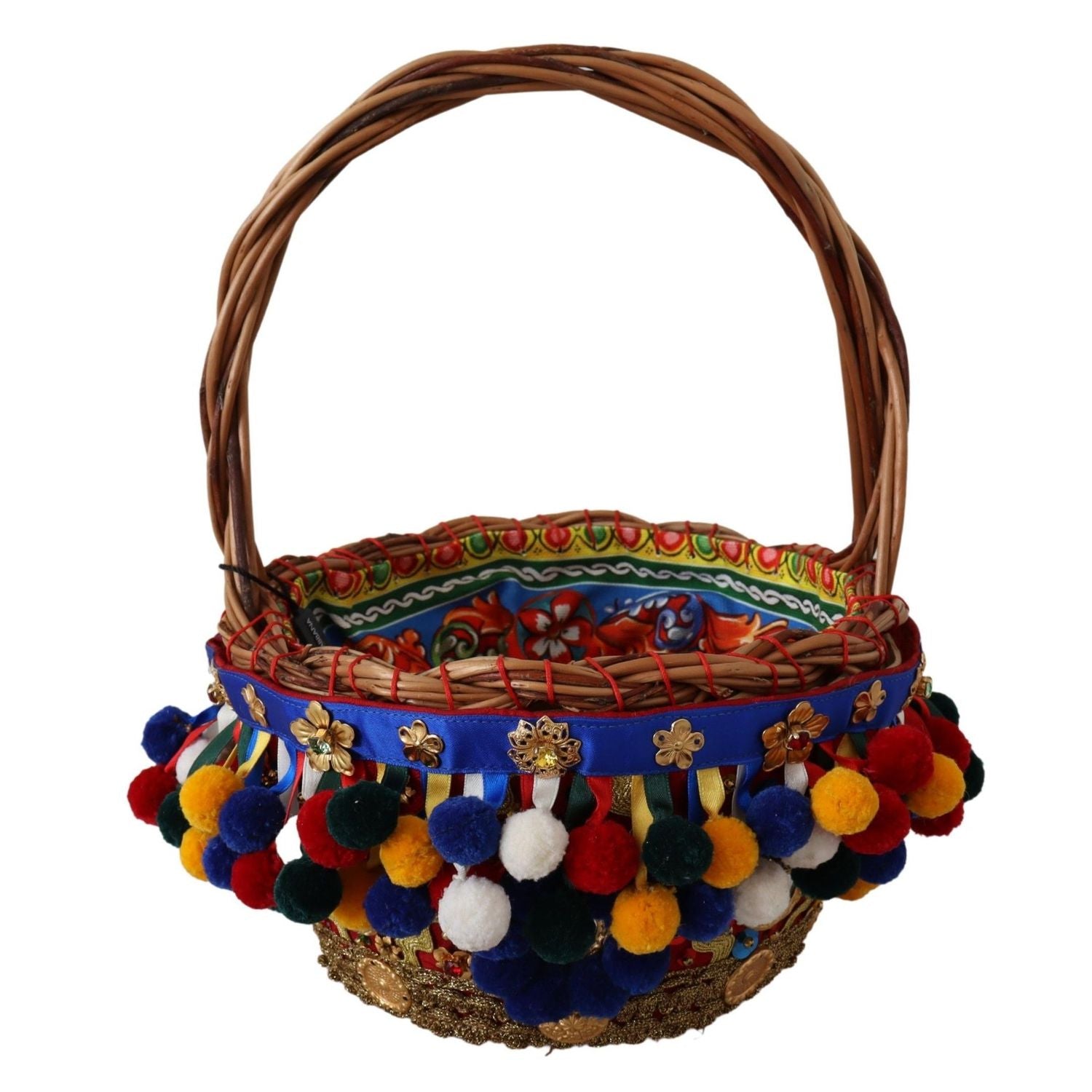 Front view with bag zipped and handles upright.