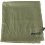 Missoni Elegant Cashmere Fringed Scarf Missoni Dim Gray