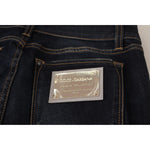 Dolce & Gabbana Blue Wash Slim Skinny Denim Cotton Stretch Jeans