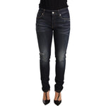 Dolce & Gabbana Blue Wash Slim Skinny Denim Cotton Stretch Jeans
