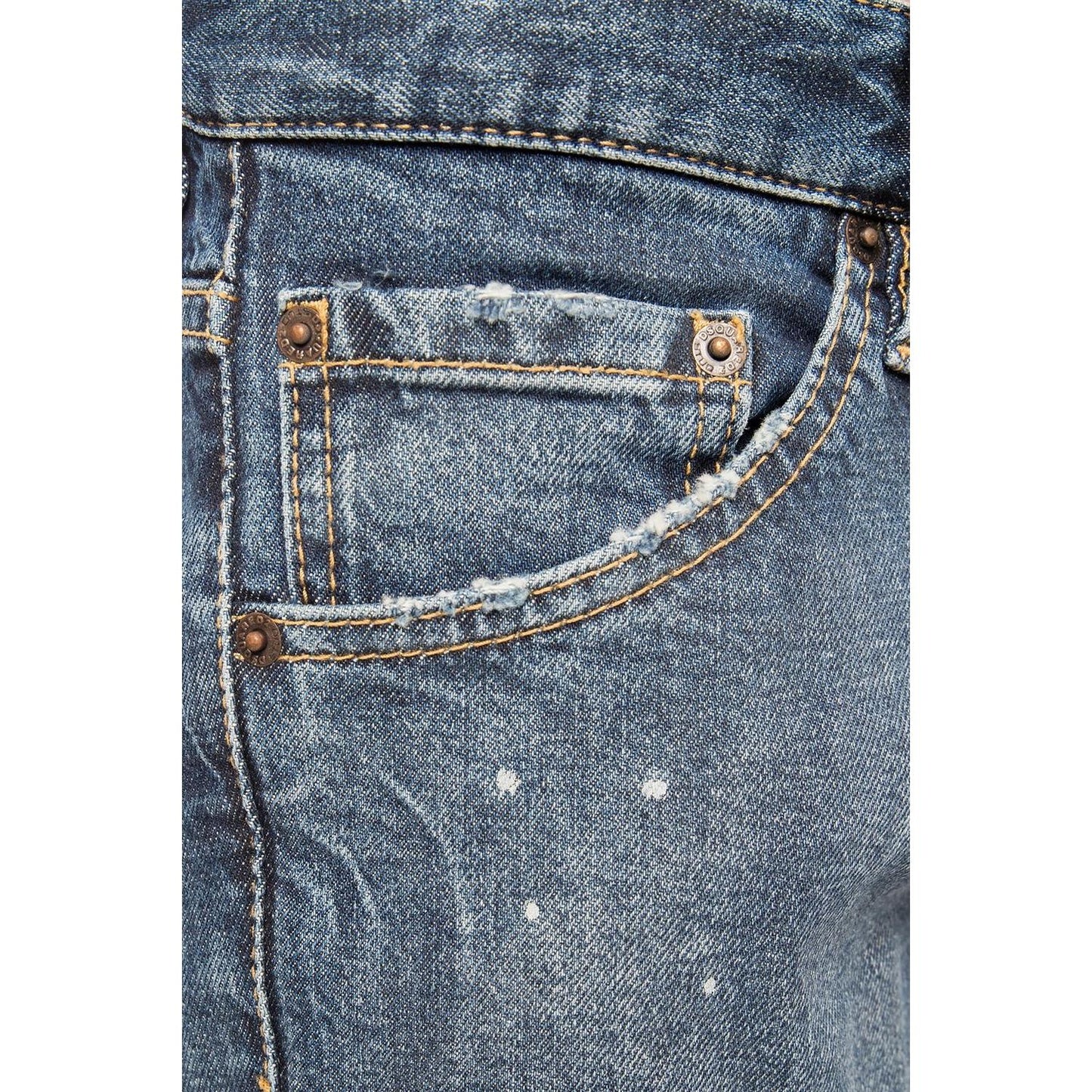 Dsquared² Blue Cotton Men Jeans