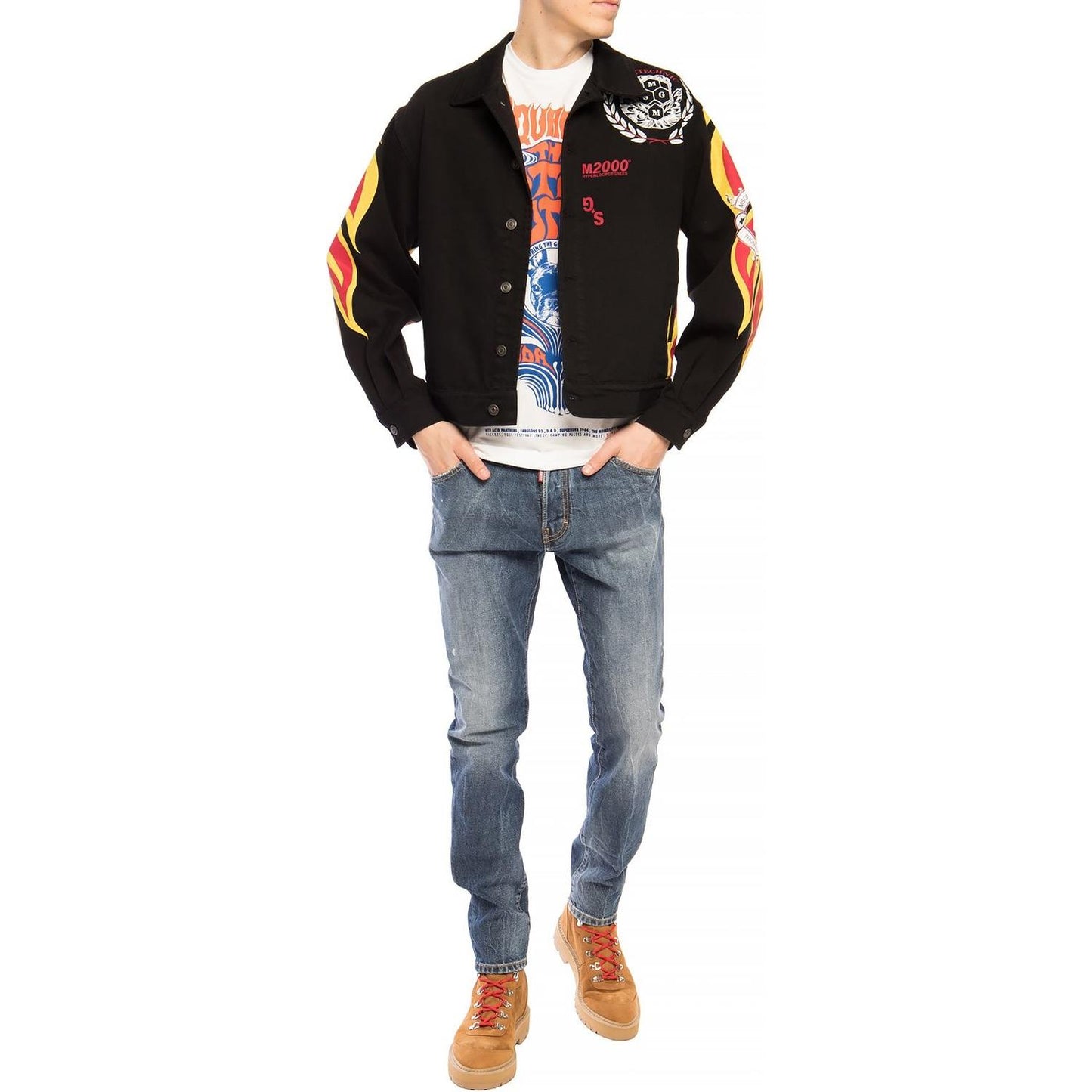 Dsquared² Blue Cotton Men Jeans