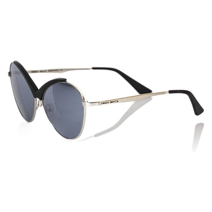 Frankie Morello Black Metallic Fiber Women's Sunglasses