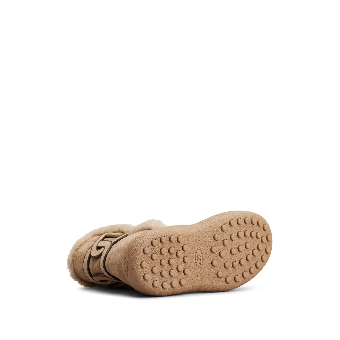 Tod's Kate suede and shearling ankle boots