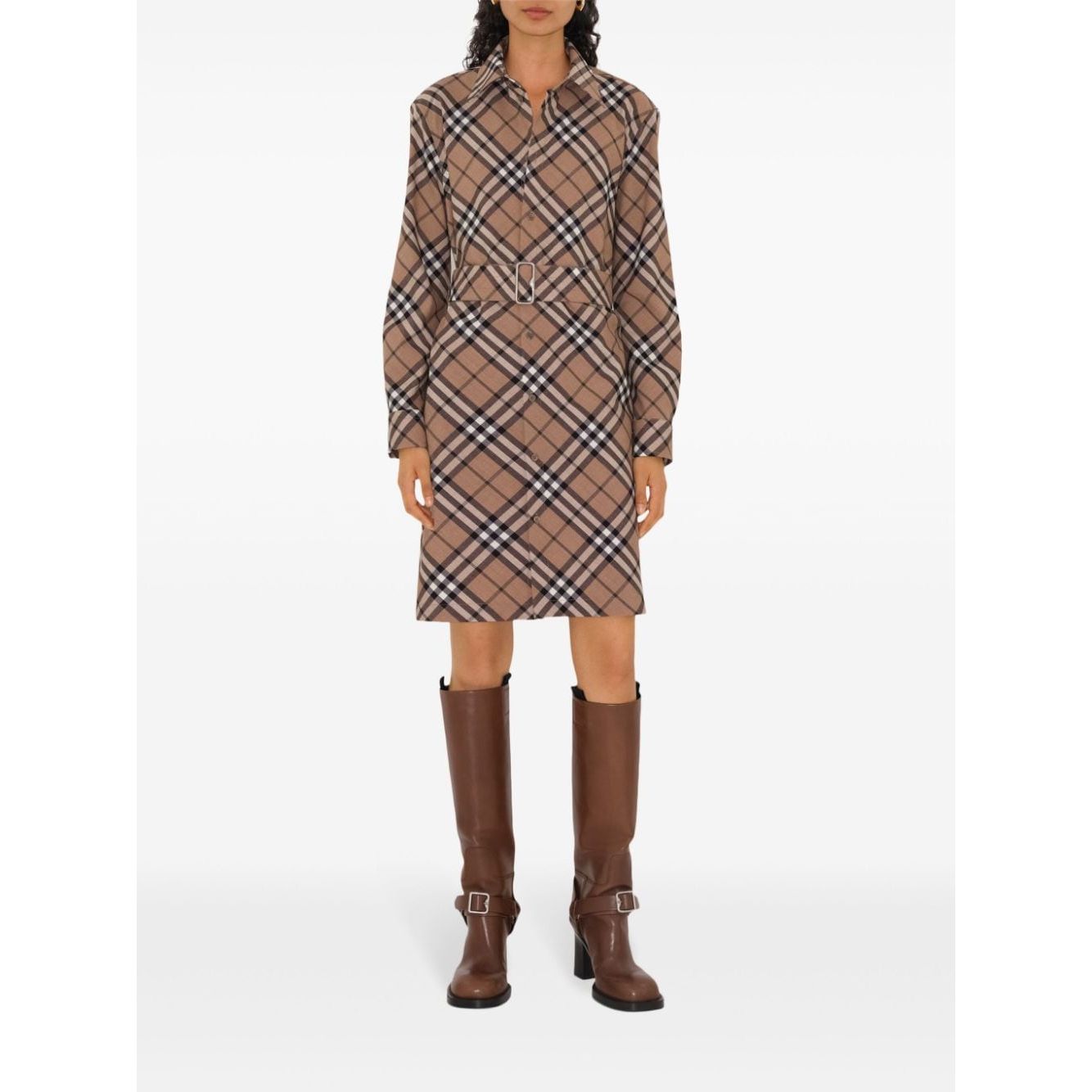 Burberry Checked shirt dress