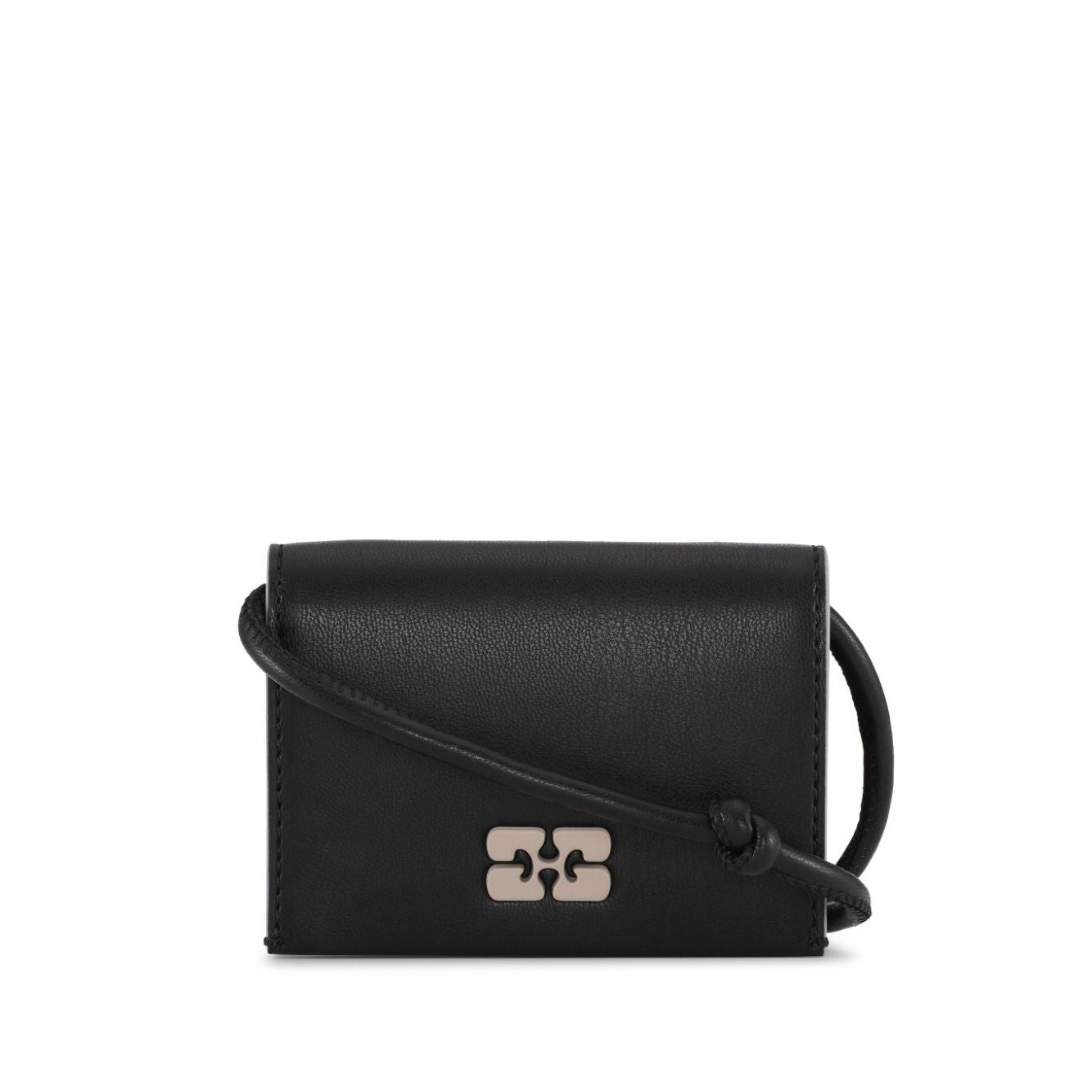 Ganni Bou logo-plaque wallet