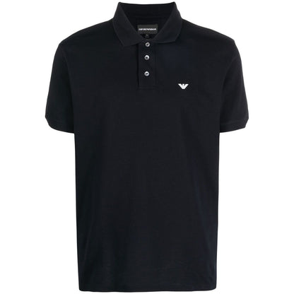 Emporio Armani logo-embroidered polo shirt Topwear