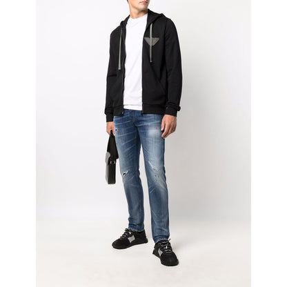 Emporio Armani Crewneck T-shirt with logo Topwear