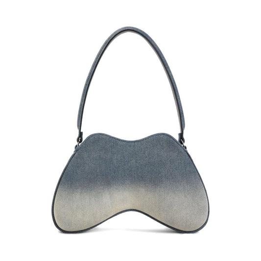 Diesel double-d denim shoulder bag