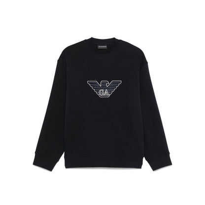Emporio Armani logo patch sweatshirt Topwear