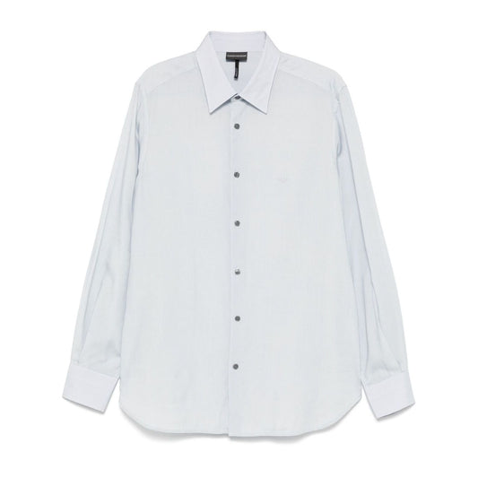 Emporio Armani Shirts Clear Blue Shirts