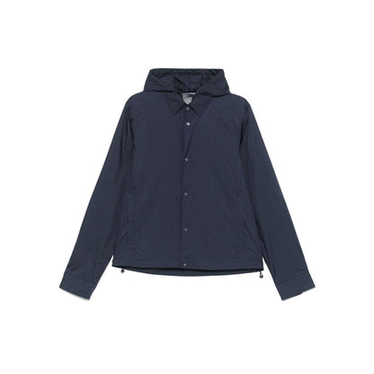 Emporio Armani Blouson with internal nylon bib jacquard all-over lettering Jackets